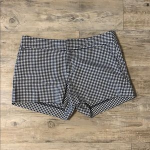 Gingham Print Shorts